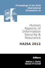 6th International Symposium on Human Aspects of Information Security and Assurance (HAISA 2012)
