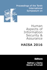 Tenth International Symposium on Human Aspects of Information Security & Assurance (HAISA 2016)