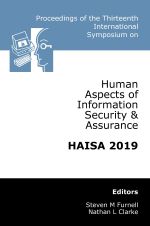 Thirteenth International Symposium on Human Aspects of Information Security & Assurance (HAISA 2019)